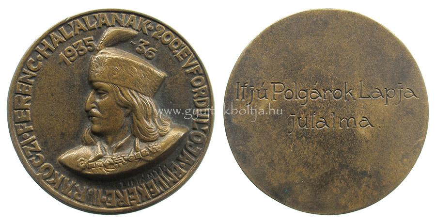 Zim�nyi Ern�: II. R�k�czi Ferenc hal�l�nak 200. �vfordul�ja eml�k�re 1935 / Ifj� Polg�rok Lapja